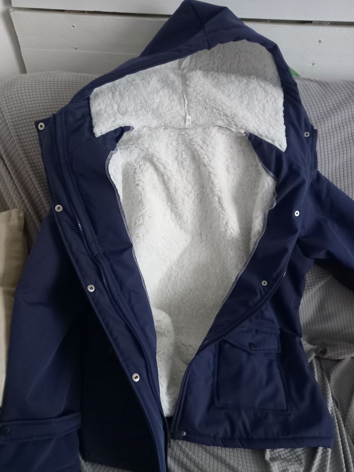 Manteau mi long molletonné femme - photo numéro 2