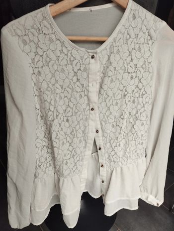 Chemise blanche élégante t. 36