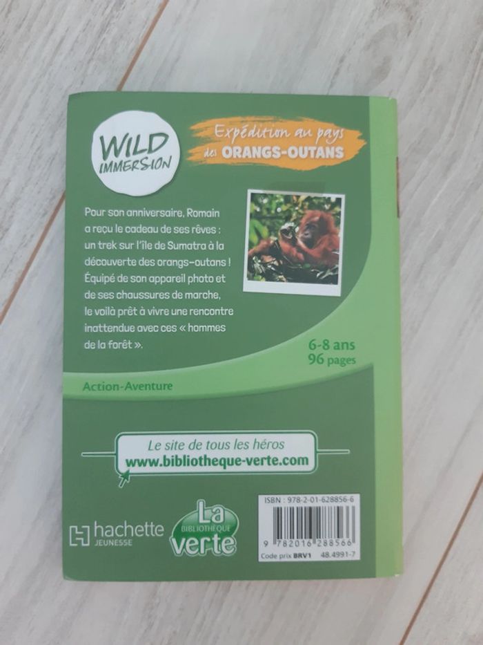Livre wild immersion tome 3 les Orangs Outans - photo numéro 2