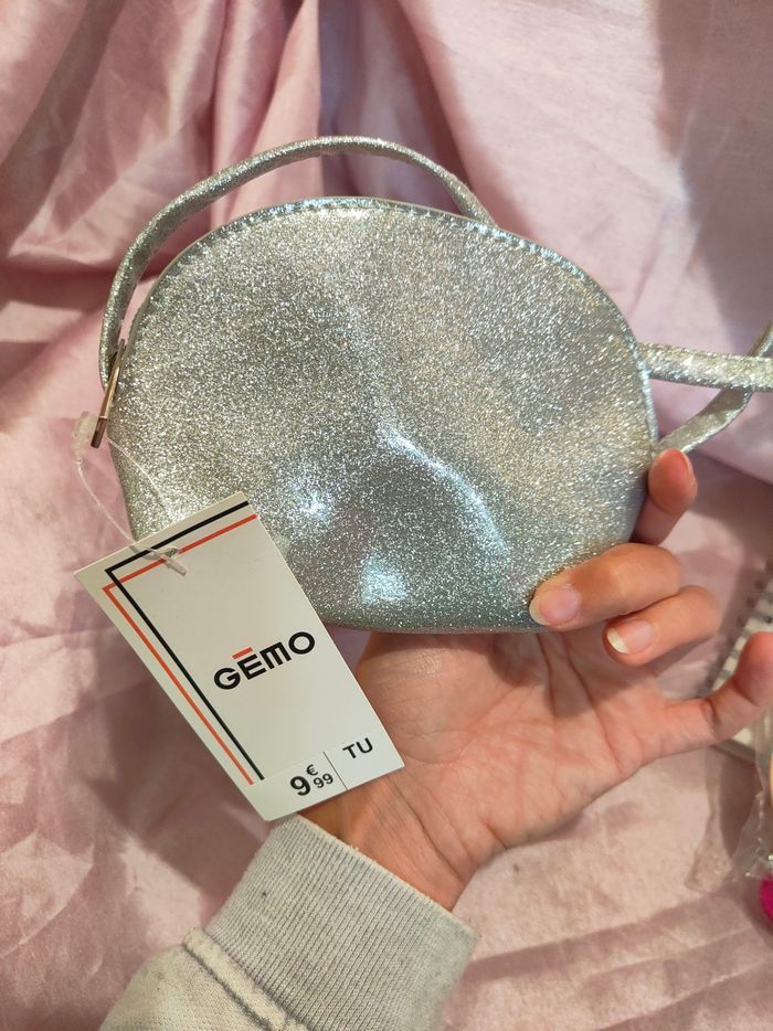 Sac à main licorne argenté neuf. - photo numéro 2