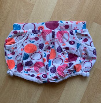 short bloomer imprimé fruits fille  23 mois