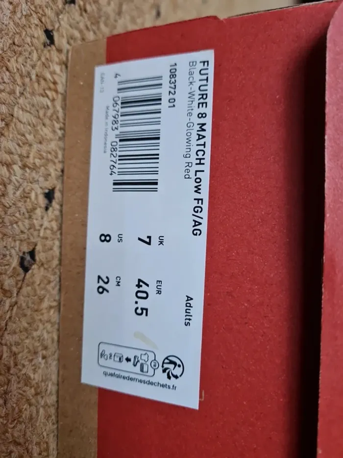 Crampons de football Puma future 8 match neuf T40,5 - photo numéro 2