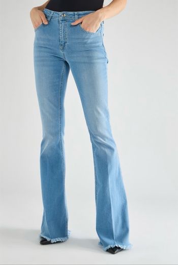 Rinascimento pantalon jean jeans flared évasé taille S (36)