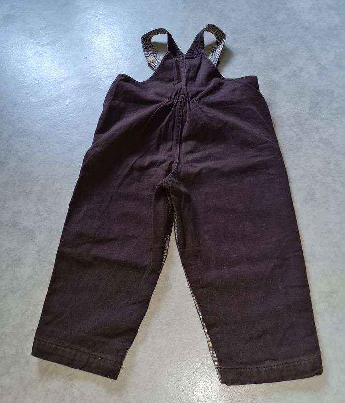 salopette marron vintage Kiabi garçon 2/3 ans - photo numéro 8