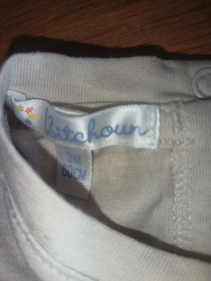 Lot 2 t-shirts manches longues 3 mois - photo numéro 6