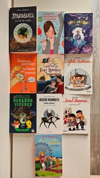1- Livres pour adolescents au choix