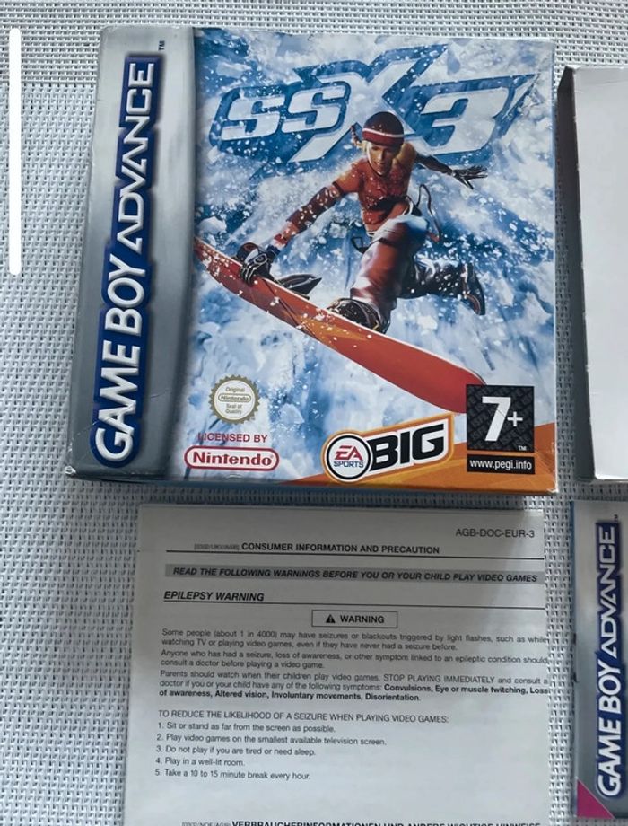 SSX 3 Jeu Nintendo Game Boy Advance GBA - photo numéro 5