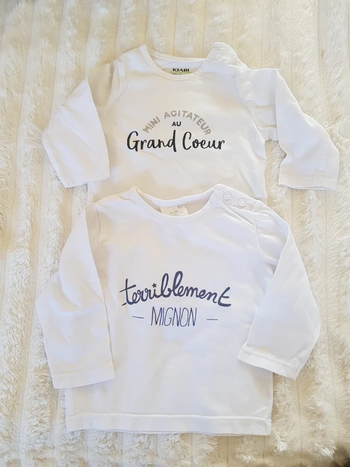 Tee-shirt fille 3 mois