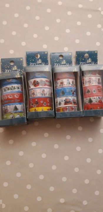 Ruban adhesif  deco  noel pour scratch  booking