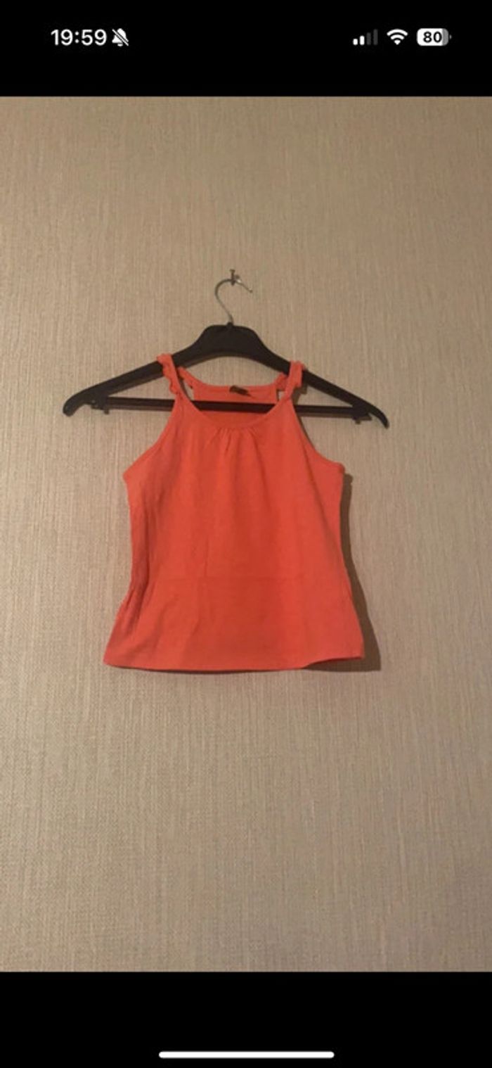 Debardeur tao 6 ans rose été