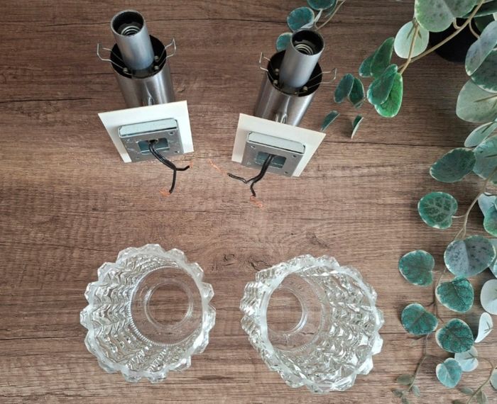 Paire d'Appliques Murales Targetti Sankey - Design Italien des Années 1960/ 1970 - photo numéro 6