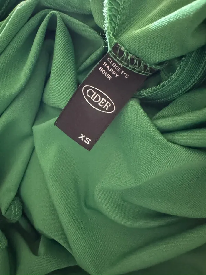 Robe longue vert Cider - Taille XS - photo numéro 3