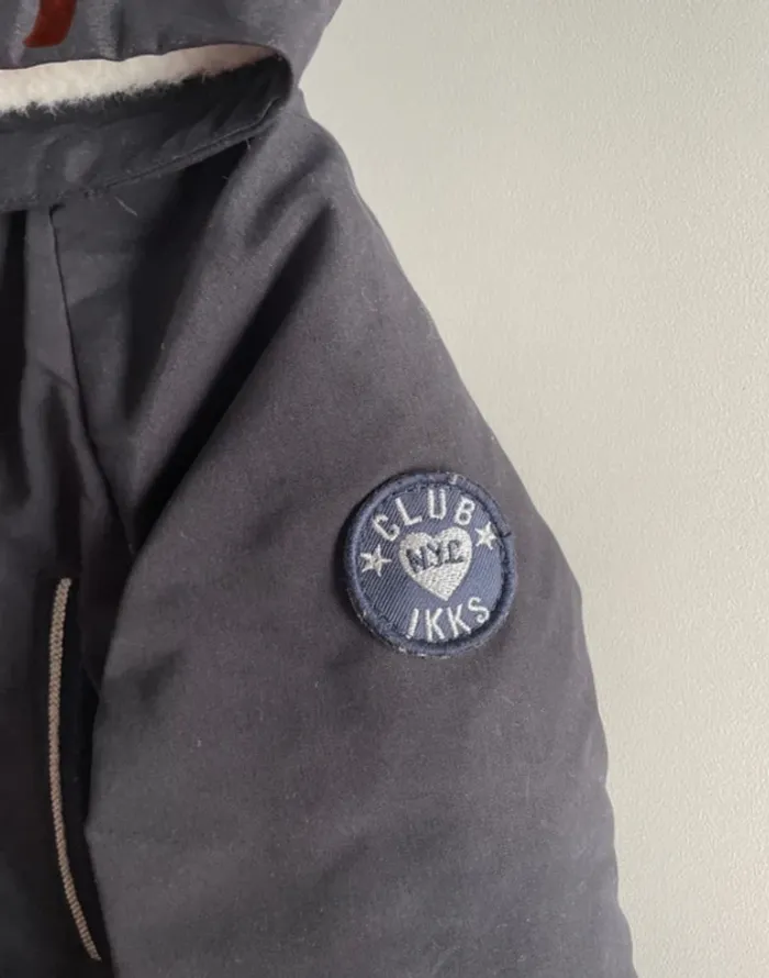 Parka IKKS - 2 ans (86 cm) bleu marine - photo numéro 2