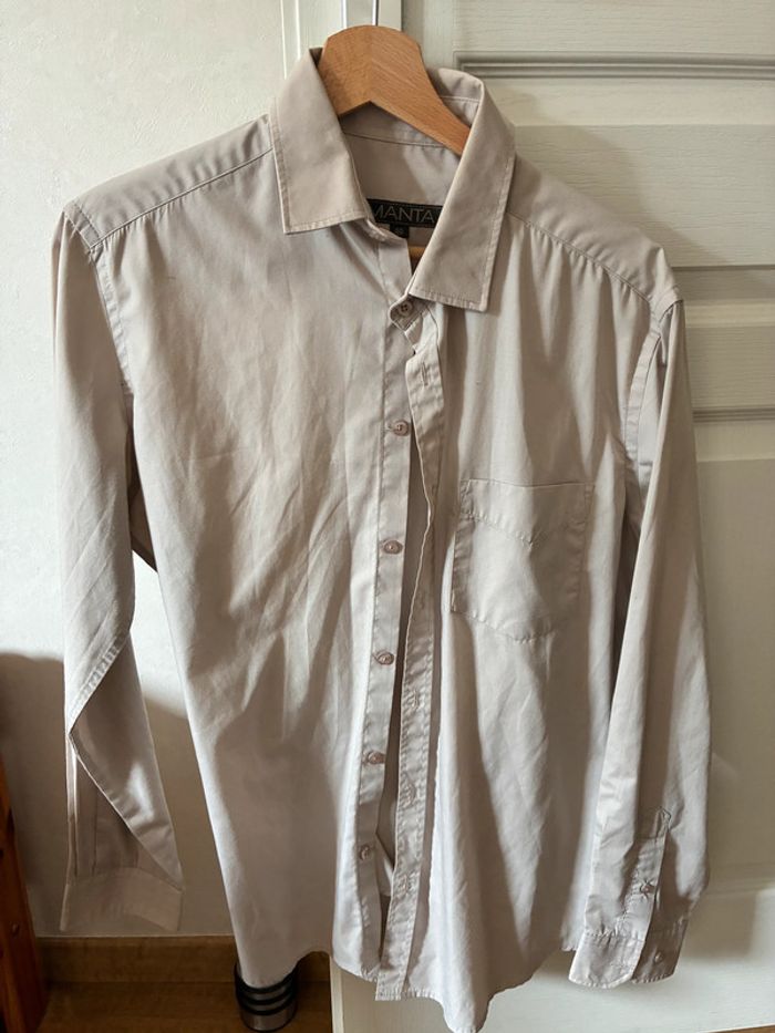 Chemise beige