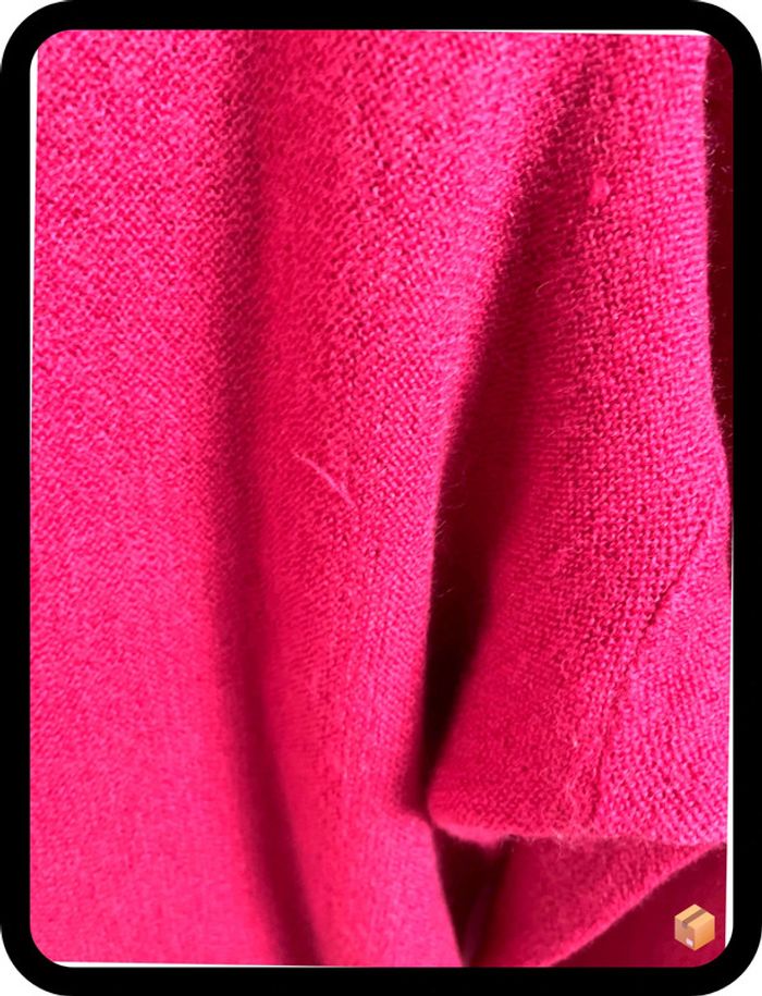 Pull Lacoste vintage – Taille 5 – Fuchsia – 100 % laine – Homme - photo numéro 6