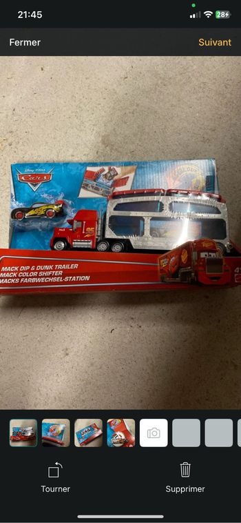 Disney Pixar Cars véhicule Camion Transporteur neuf
