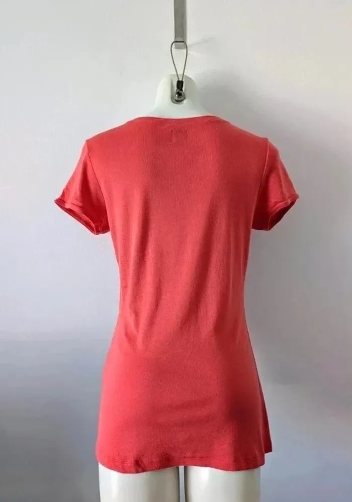 T-shirt corail - Des petits hauts - taille 44 (4) - photo numéro 3