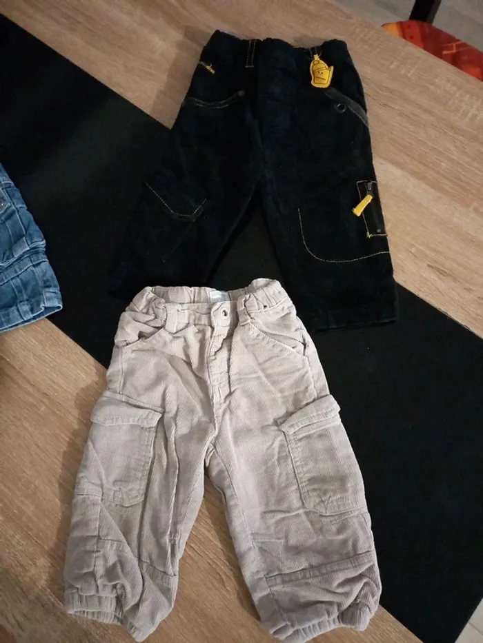 Lot 4 pantalons garçon 12 mois - photo numéro 12