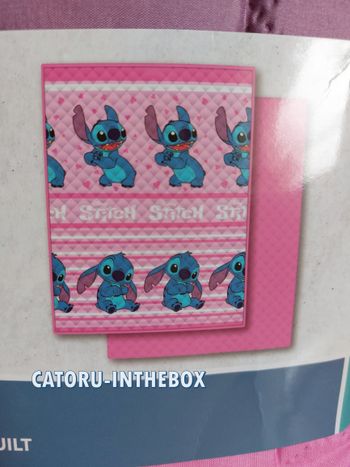 Couverture / Couette d'été / Quilt Disney Stitch | 150x250