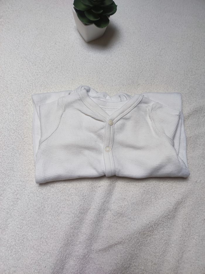 Pyjama léger blanc mixte - Taille 0-1 mois 56 - C&A Baby
