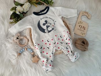 Pyjama Mickey naissance velours