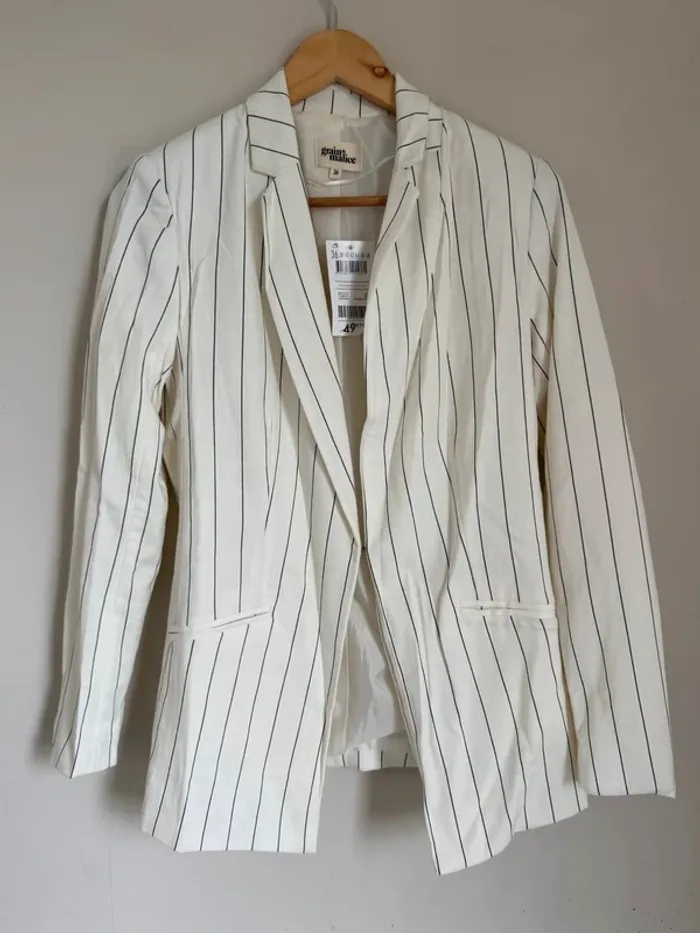 Blazer rayé Grain de Malice