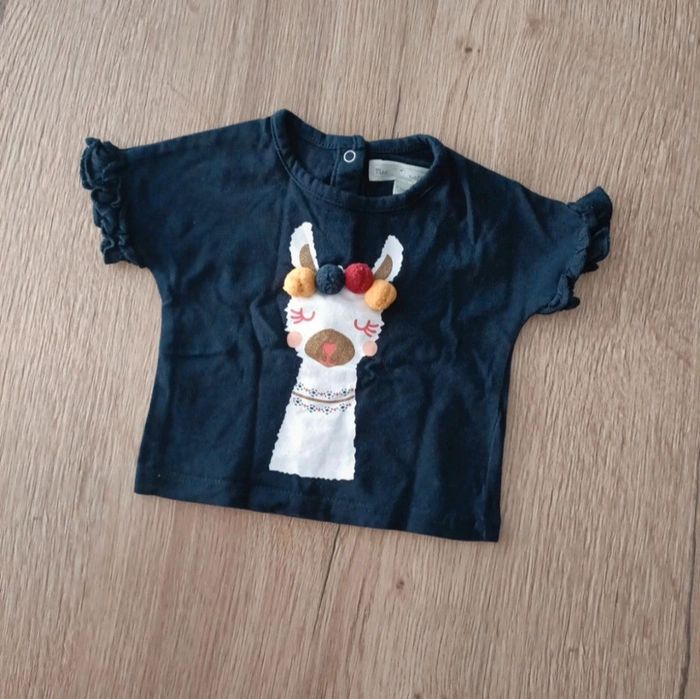 T-shirt avec lame - 3 mois - mes petits cailloux