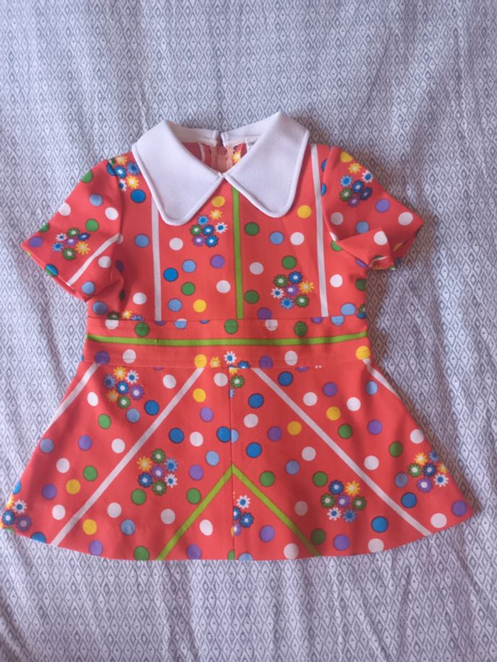 Robe courte années 70