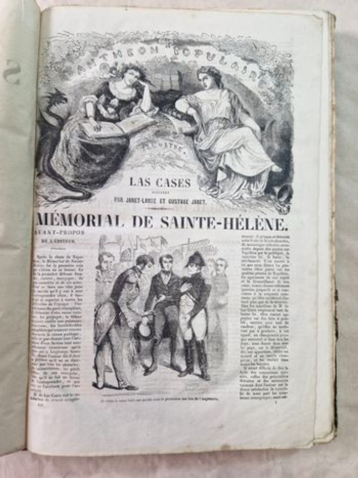 Livre ancien  , Mémorial de Sainte Helene  , Las Cases ,  librairie éditeur Gustave barba  ,  1844 - photo numéro 9