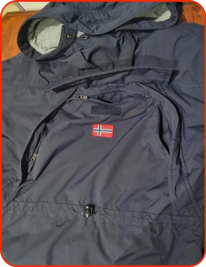 Veste imperméable à enfiler Napapijri enfant Taille 12 ans - photo numéro 4