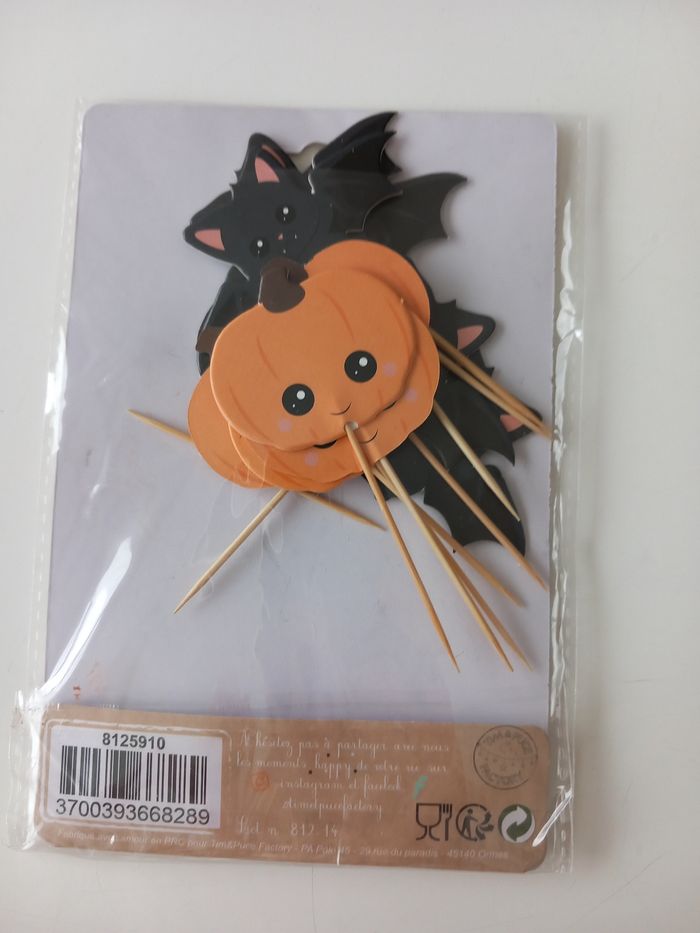 Piques à gâteaux Halloween - photo numéro 2