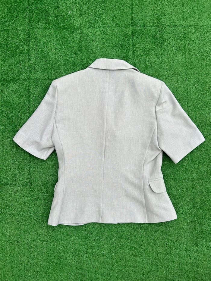 Veste courte grise Pimkie – manches courtes, taille 38 - photo numéro 2