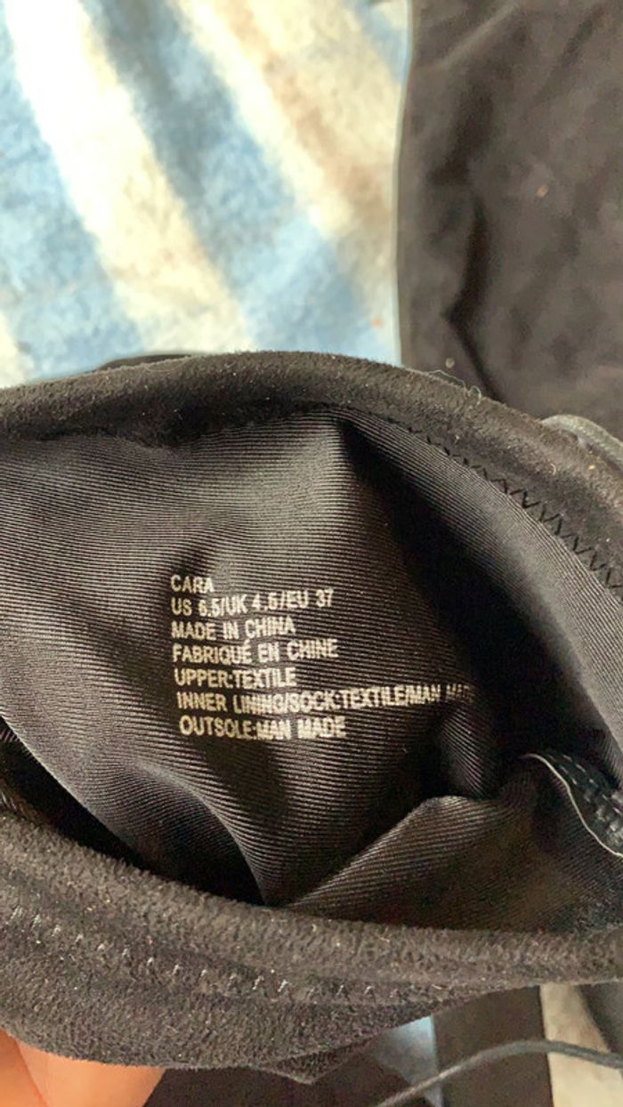 Bottes en daim noires pointure 37 - photo numéro 3