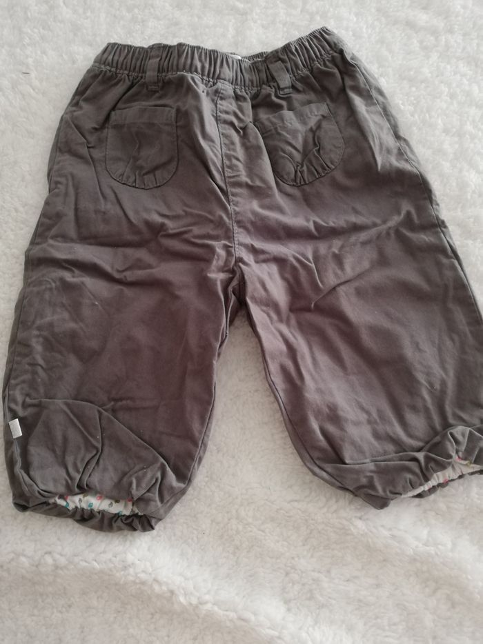 Pantalon marron fille 6 mois obaibi