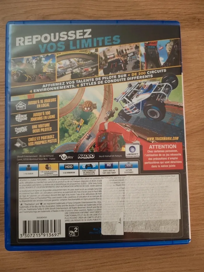 Jeu Trackmania PlayStation - photo numéro 3