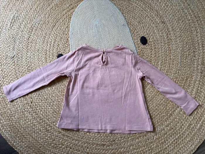 T-shirt ML rose Vertbaudet 3 ans 36 mois - photo numéro 3