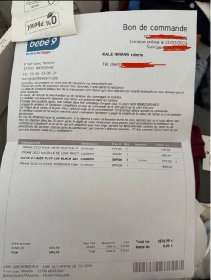 Poussette Priam Cybex (châssis + assise + nacelle + habillage pluie) - photo numéro 9