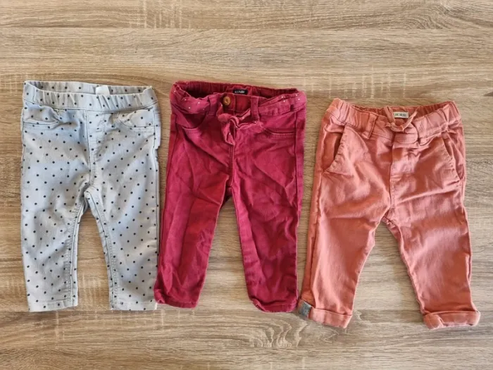 Lot de 3 Jegging Jean fille