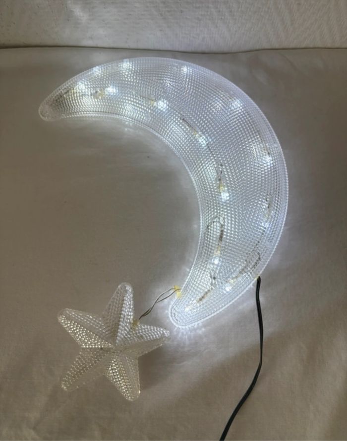 • Luminaire ~ Lune & étoile ~ Cindeco • - photo numéro 3