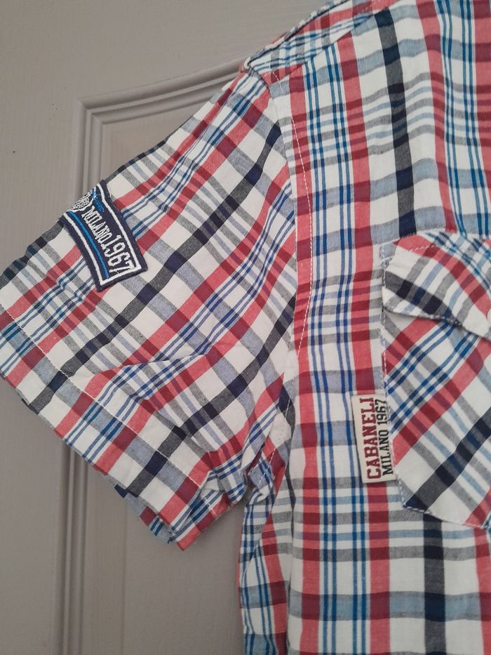 Chemise à carreaux cabaneli taille M - photo numéro 2
