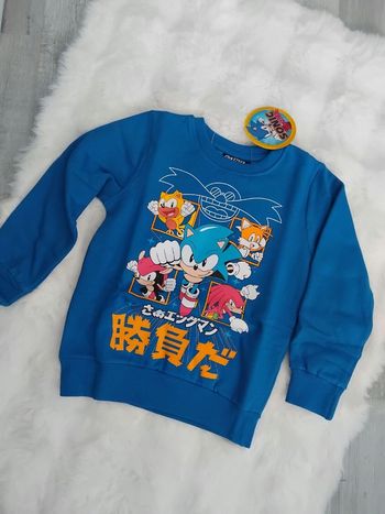 Sweat garçon Sonic, neuf avec étiquettes
