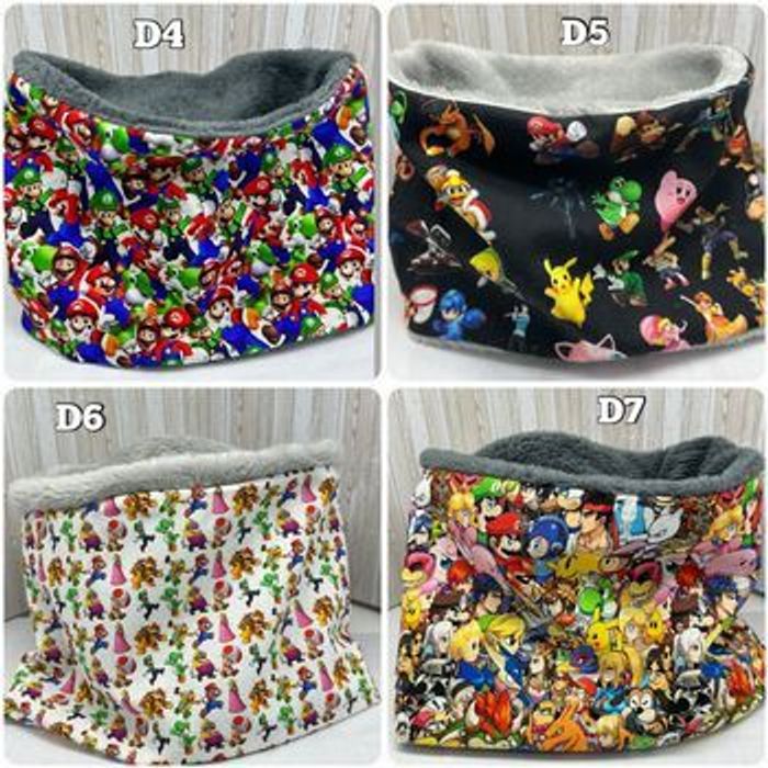 Snood enfant Minecraft, snood cache cou enfant  super mario - photo numéro 3