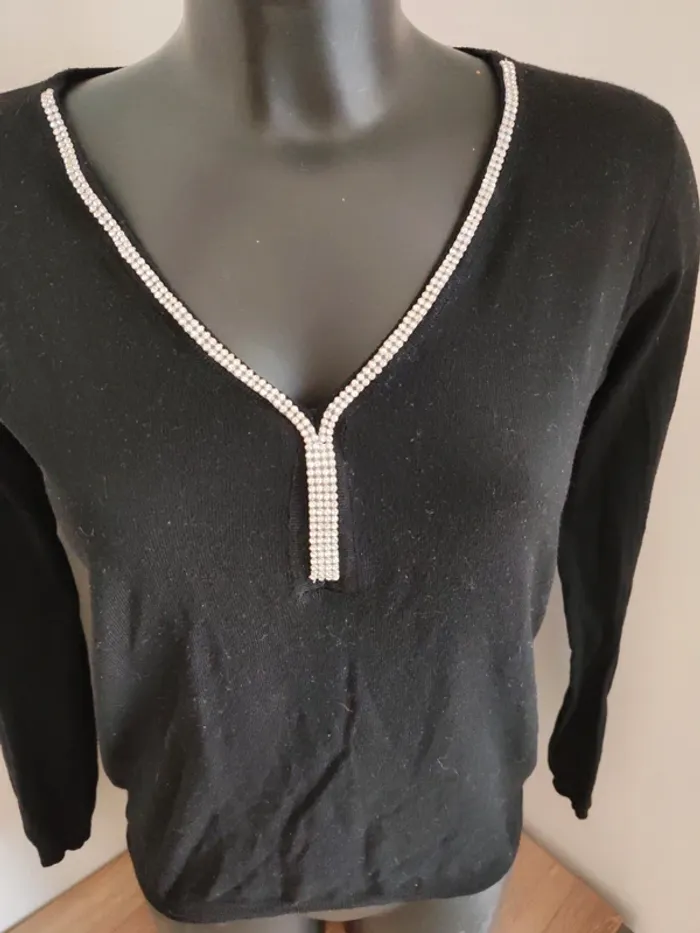 Pull fin vintage dressing taille 38 - photo numéro 2
