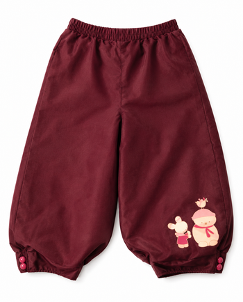 Pantalon, sarouel fille, jolie matière fluide et satinée, et doublure coton. 2 ans / 24 mois.