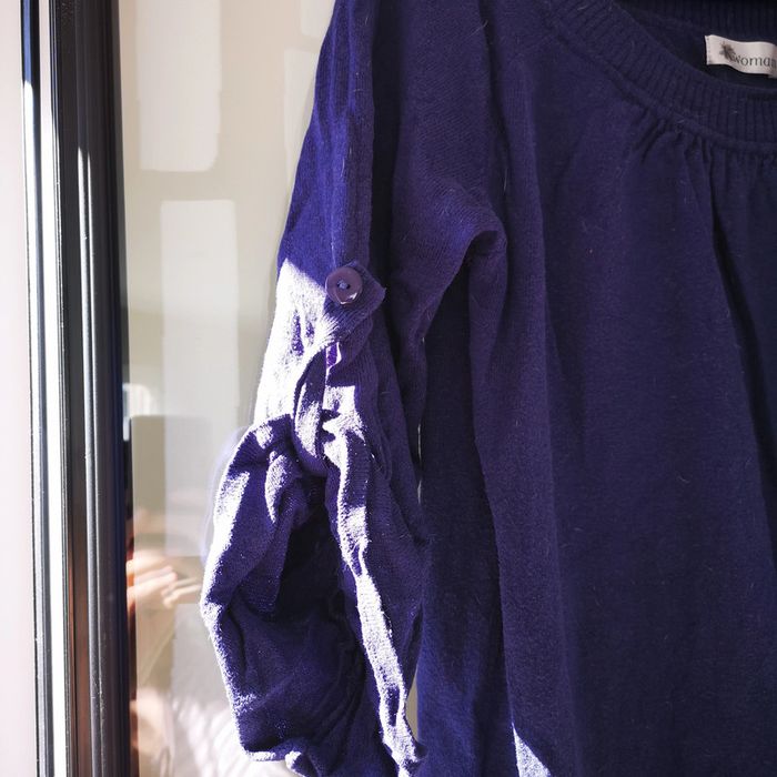 Pull long bleu - photo numéro 2