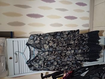 robe midi à manches longues Taille Unique