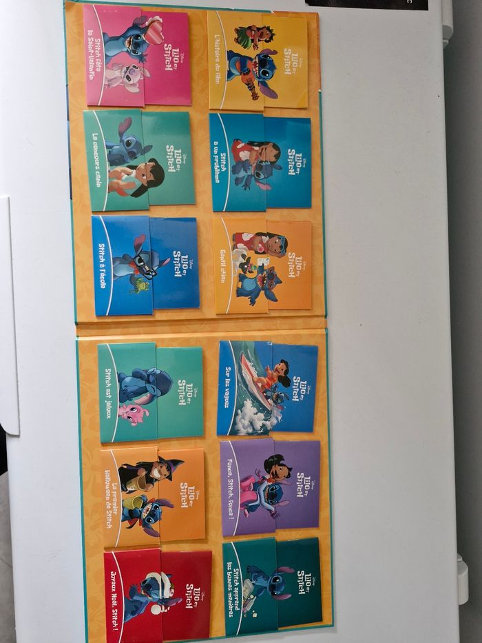 Lot de 12 mini livres stitch - photo numéro 3