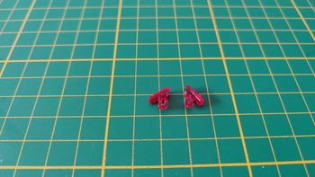 Lot x2 phares arrière pièce détachée miniature Burago Mercedes 300 SL 1954 1/18 1/18e #D85