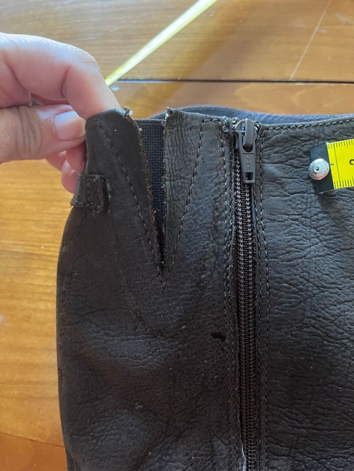 Bottes cavalières Reqins cuir marron - photo numéro 3