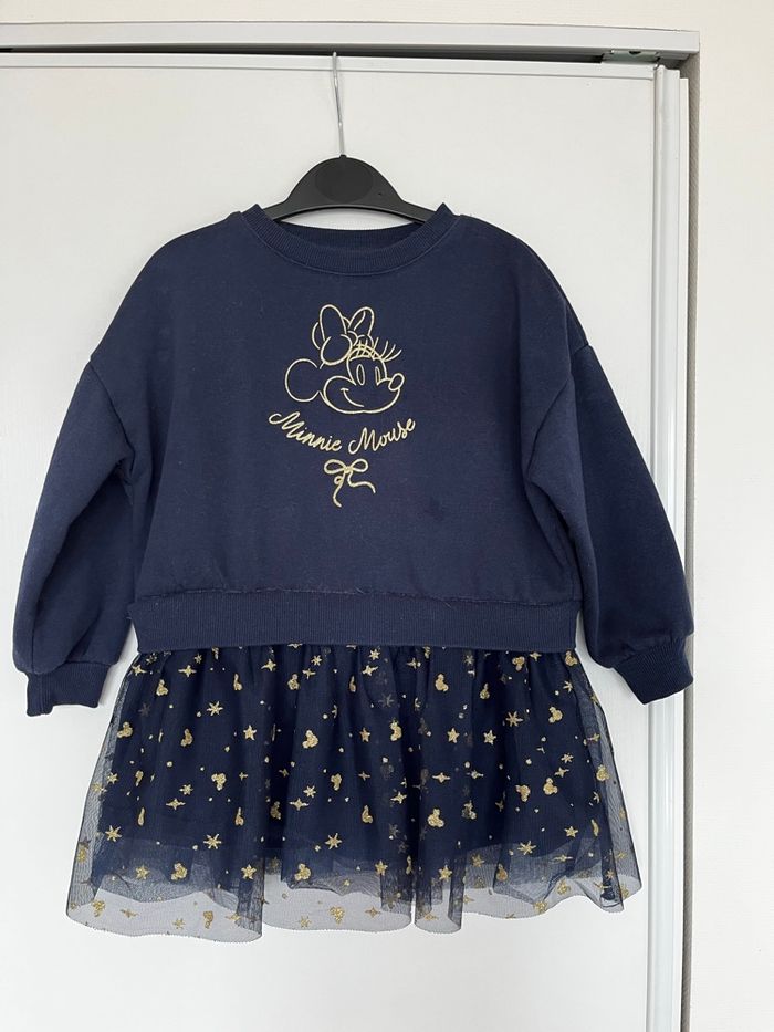 Lot de 3 robes taille 3 ans bleues marines - photo numéro 7